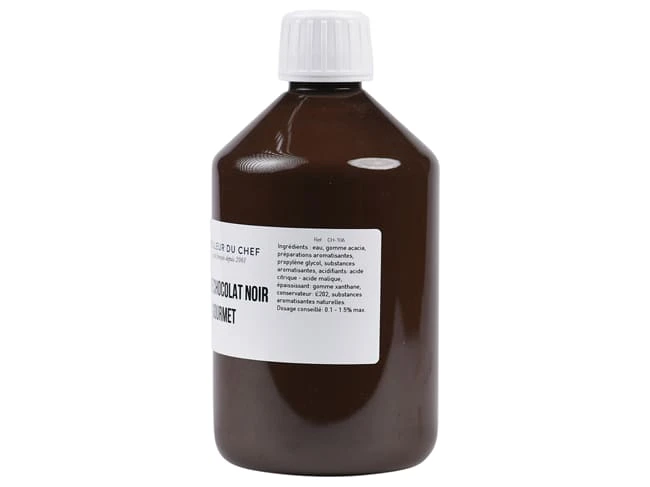 Arôme Chocolat Noir Gourmet - Hydrosoluble - 500 Ml - Selectarôme 2 Arôme Chocolat Noir Gourmet - Hydrosoluble - 500 Ml - Selectarôme – Image 2