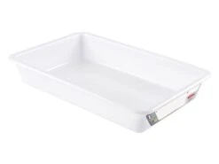Bac Plat 5 L Blanc - Norme HACCP - 43 X 28 X Ht 7 Cm - Gilac