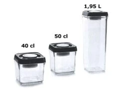 Boîte De Conservation Sous Vide - Carrée - 40 Cl - Ibili