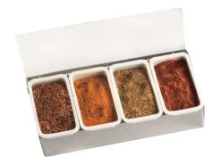 Boîte à épices Inox - 4 Compartiments - Tellier
