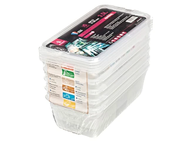 Boîte Modulus Rigide GN 1/3 - 5 Boîtes - 32,5 X 17,6 X 10 Cm - Matfer 1 Boîte Modulus Rigide GN 1/3 - 5 Boîtes - 32,5 X 17,6 X 10 Cm - Matfer