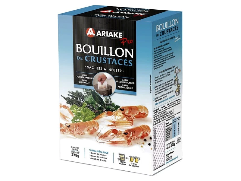Bouillon De Crustacés à Infuser Pro - 5 X 2 Litres - Ariake 1 Bouillon De Crustacés à Infuser Pro - 5 X 2 Litres - Ariake