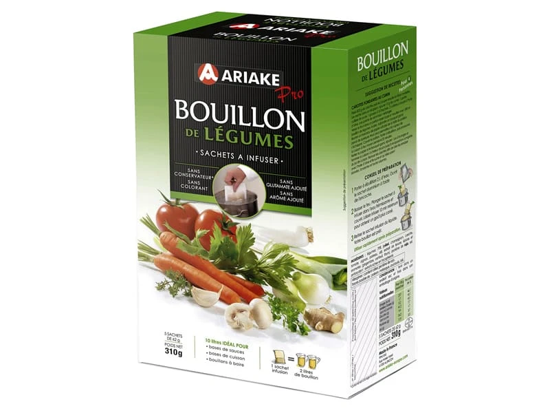 Bouillon De Légumes à Infuser Pro - 5 X 2 Litres - Ariake 1 Bouillon De Légumes à Infuser Pro - 5 X 2 Litres - Ariake