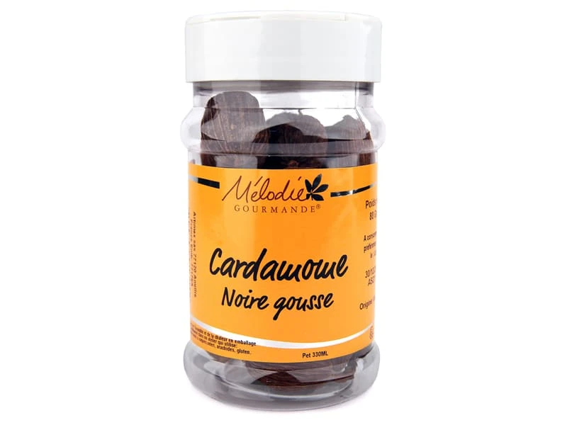 Cardamome Noire En Gousses - 80 G - Mélodie Gourmande 1 Cardamome Noire En Gousses - 80 G - Mélodie Gourmande