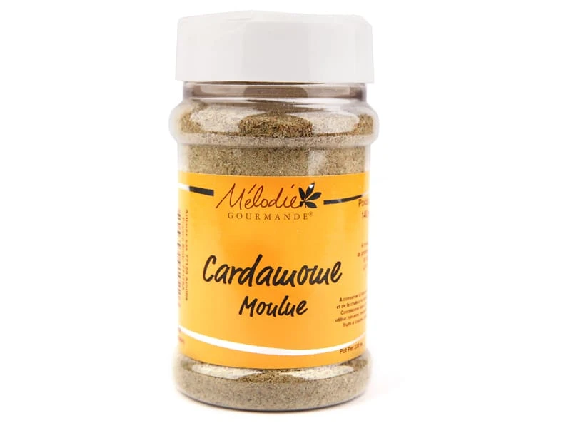 Cardamome En Poudre - 140 G - Mélodie Gourmande 1 Cardamome En Poudre - 140 G - Mélodie Gourmande