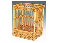 Claie à Pain En Osier - 40 X 30 X Ht 50 Cm