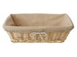 Corbeille à Pain En Osier - 33 X 24 Cm