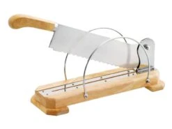 Coupe Pain Socle Bois - Lame 35 Cm - Tellier