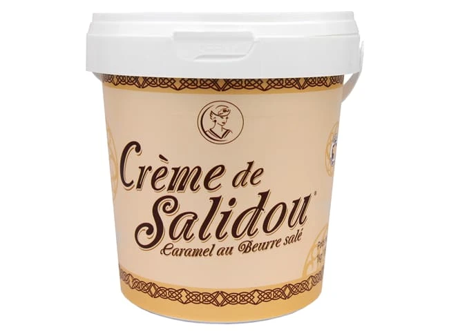 Crème De Salidou - Caramel Au Beurre Salé - 1 Kg - La Maison D'Armorine 1 Crème De Salidou - Caramel Au Beurre Salé - 1 Kg - La Maison D'Armorine