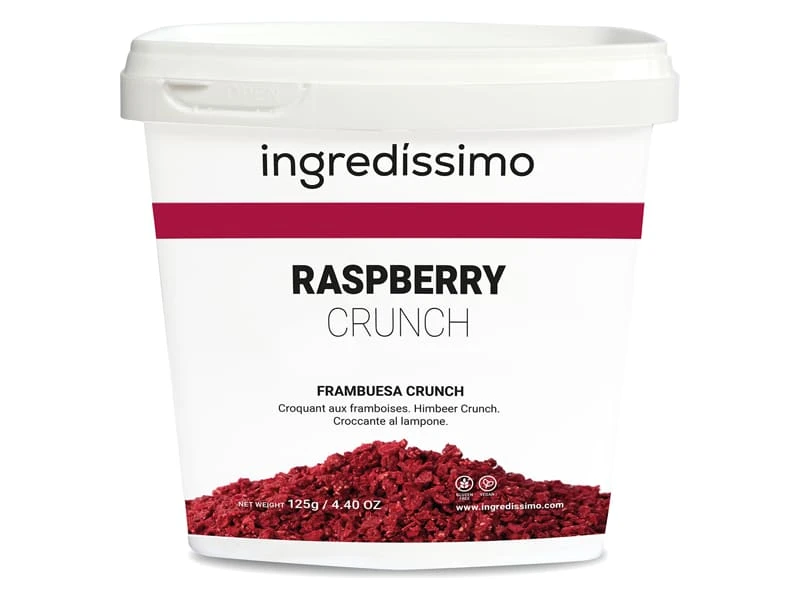 Éclats (crunchy) De Framboise Croustillants - 125 G - Ingredissimo 1 Éclats (crunchy) De Framboise Croustillants - 125 G - Ingredissimo