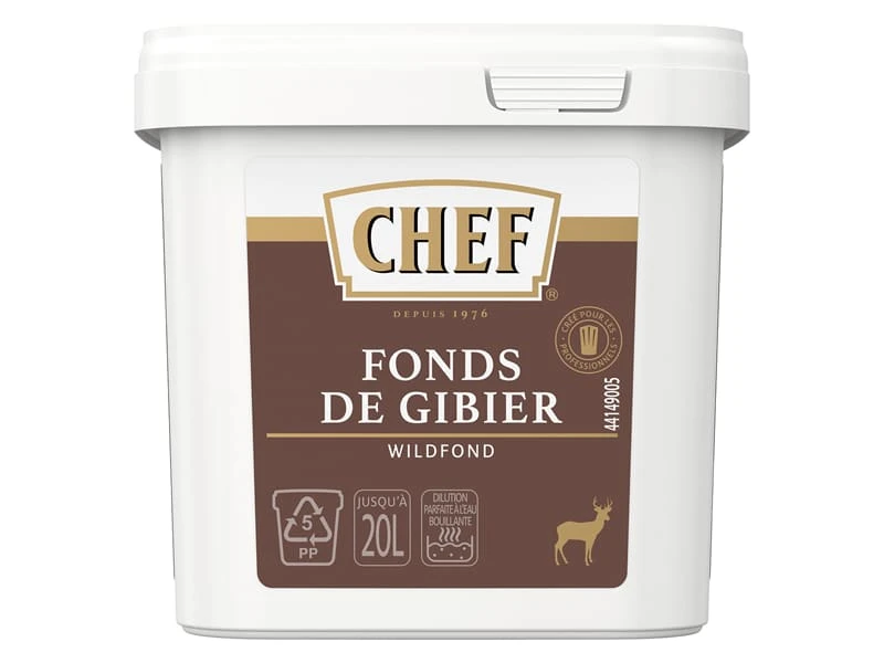 Fond De Gibier Déshydraté - 500 G - Chef® 1 Fond De Gibier Déshydraté - 500 G - Chef®