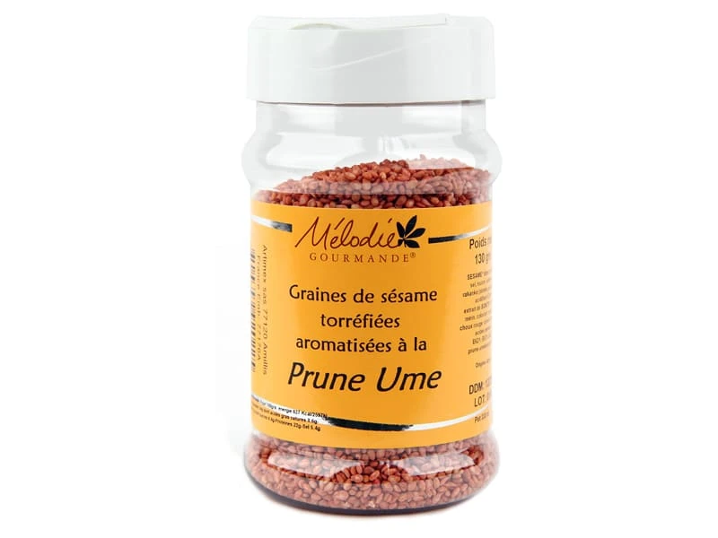 Graines De Sésame - Torréfiées à La Prune Umeboshi - 130 G - Mélodie Gourmande 1 Graines De Sésame - Torréfiées à La Prune Umeboshi - 130 G - Mélodie Gourmande