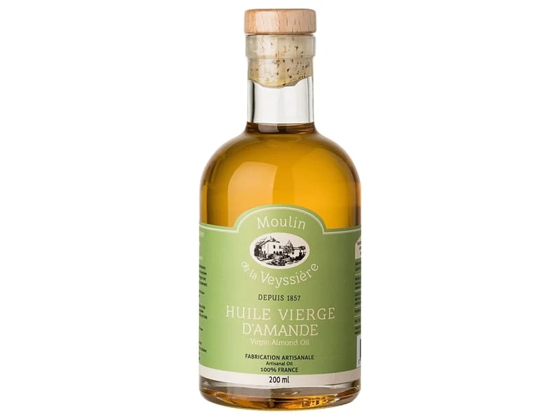 Huile D'amande Torréfiée - 20 Cl - Moulin De La Veyssière 1 Huile D'amande Torréfiée - 20 Cl - Moulin De La Veyssière