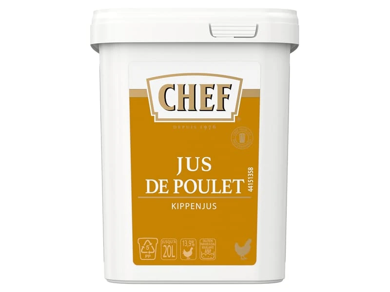 Jus De Poulet Déshydraté - 600 G - Chef® 1 Jus De Poulet Déshydraté - 600 G - Chef®