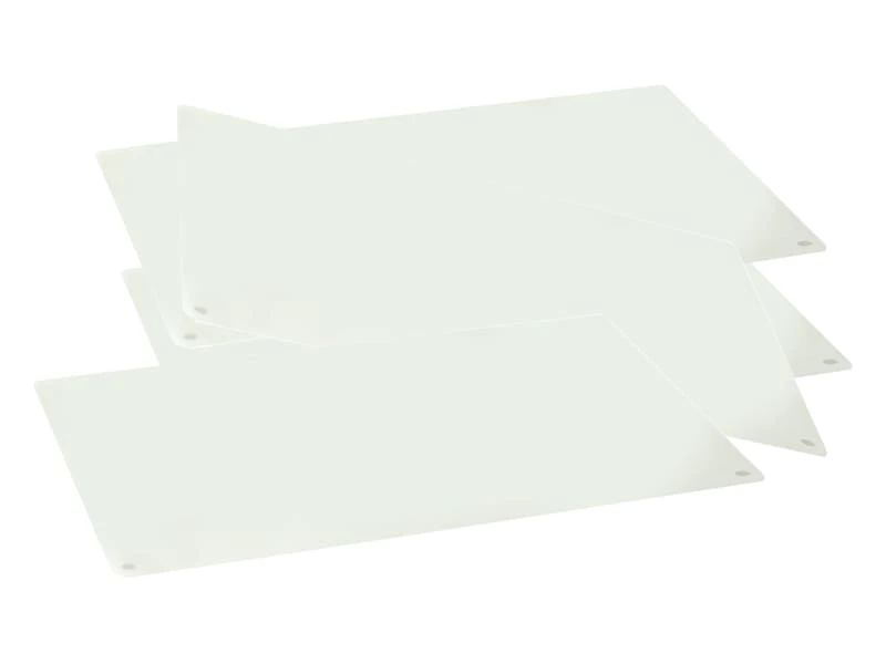 Lot De Plaques Flexibles De Rechange - 4 Blanches - Matfer 1 Lot De Plaques Flexibles De Rechange - 4 Blanches - Matfer
