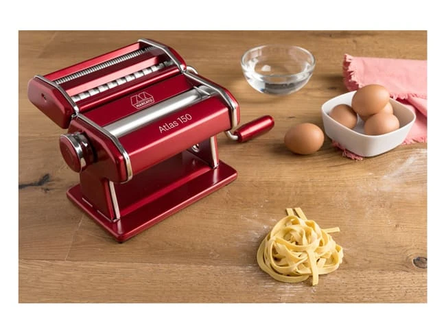 Machine à Pâtes - Atlas 150 - Design Rouge - Marcato 2 Machine à Pâtes - Atlas 150 - Design Rouge - Marcato – Image 2