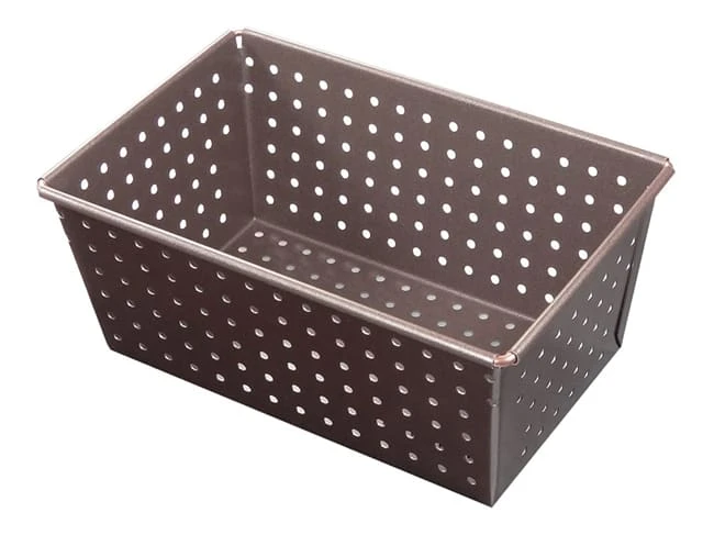 Moule à Pain Perforé - 16 X 10 Cm - Gobel 2 Moule à Pain Perforé - 16 X 10 Cm - Gobel – Image 2