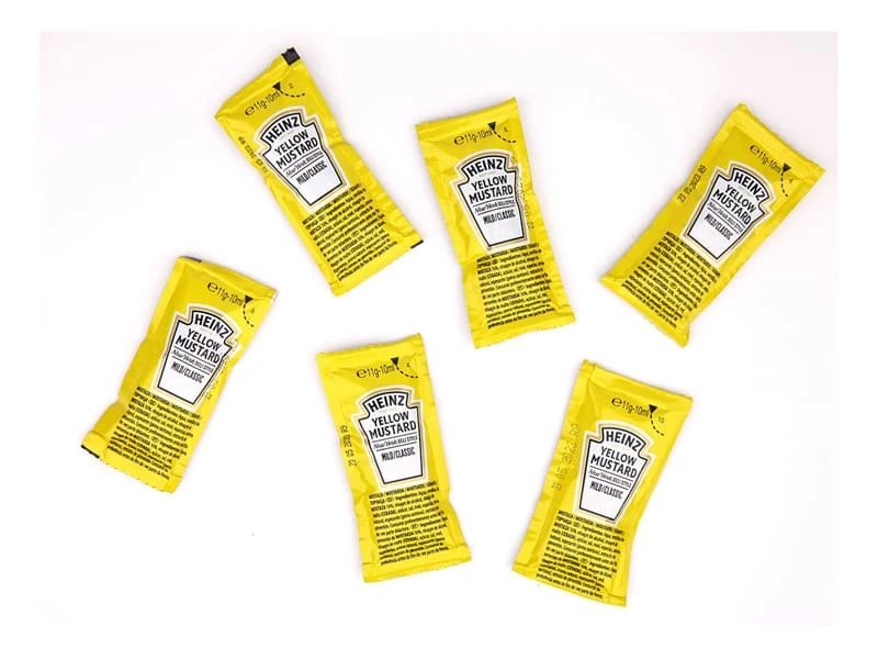 Dosette De Moutarde - 250 Dosettes - Heinz 1 Dosette De Moutarde - 250 Dosettes - Heinz