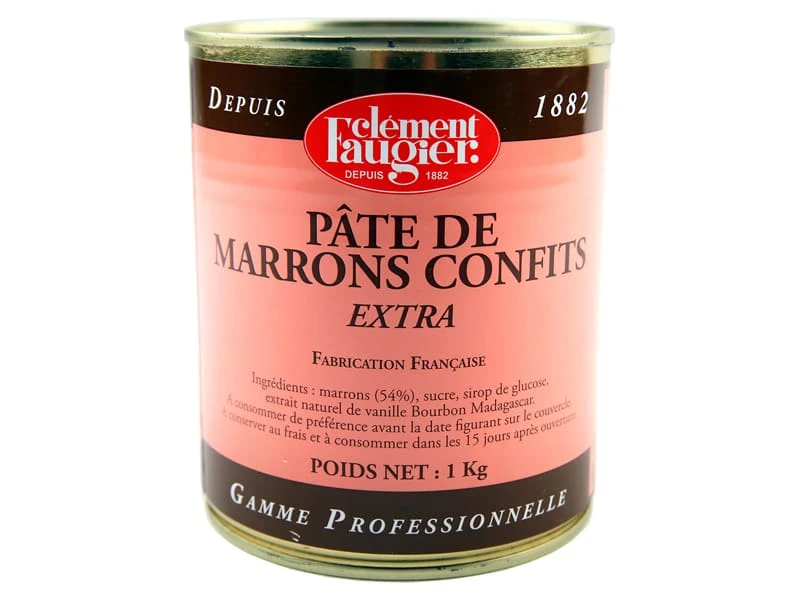 Pâte De Marrons Confits Vanillés - 1 Kg - Clément Faugier 1 Pâte De Marrons Confits Vanillés - 1 Kg - Clément Faugier