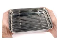 Plaque à Dresser - Avec Grille - 20,5 X 15 Cm - Matfer