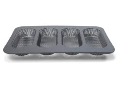 Plaque Perforée 4 Pains Hot-dog - Ou Pains Au Lait - 34 X 23 Cm - Patisse