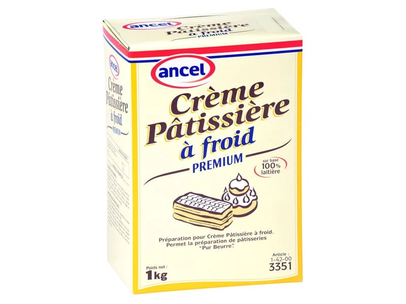 Crème Pâtissière à Froid - Premium - 1 Kg - Ancel 1 Crème Pâtissière à Froid - Premium - 1 Kg - Ancel