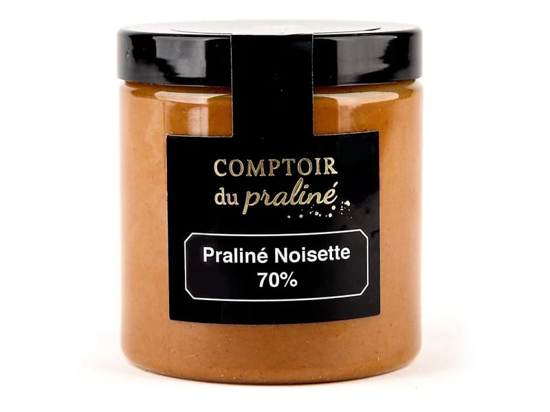 Praliné Noisette Artisanal 70% - 250 G - Comptoir Du Praliné 1 Praliné Noisette Artisanal 70% - 250 G - Comptoir Du Praliné
