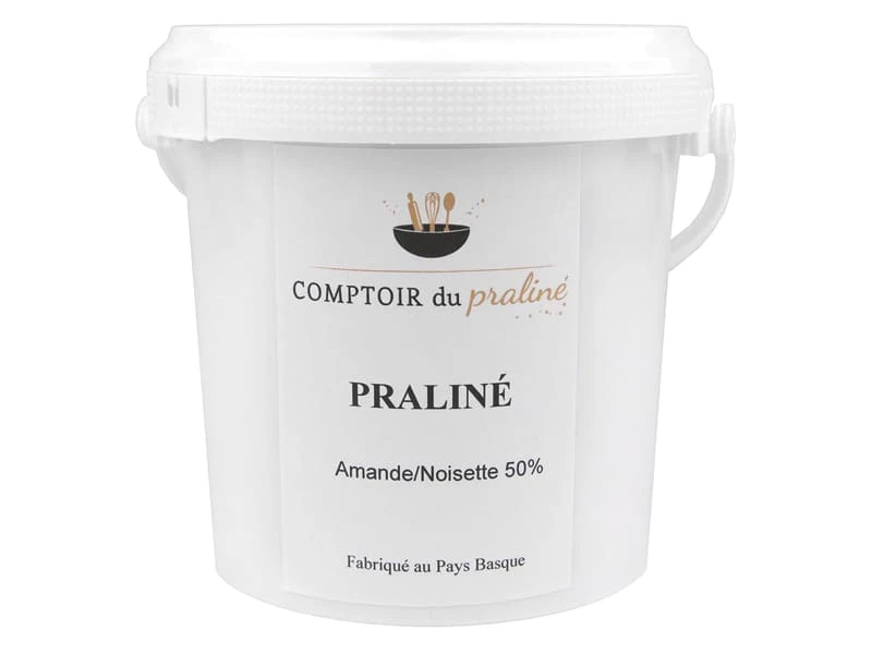 Praliné Artisanal Amandes/noisettes 50% - 1 Kg - Comptoir Du Praliné 1 Praliné Artisanal Amandes/noisettes 50% - 1 Kg - Comptoir Du Praliné