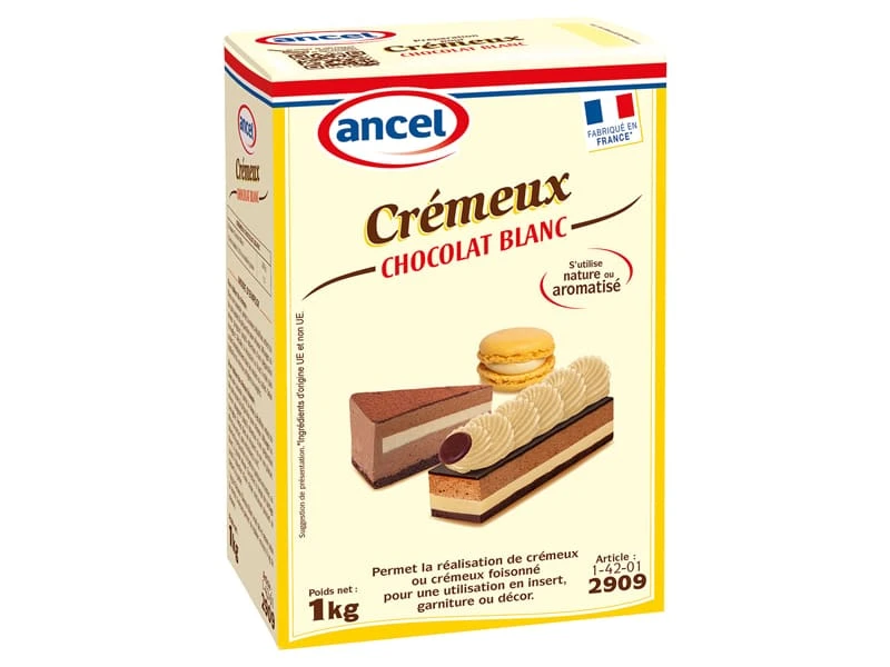 Préparation Pour Crémeux - Chocolat Blanc - 1 Kg - Ancel 1 Préparation Pour Crémeux - Chocolat Blanc - 1 Kg - Ancel