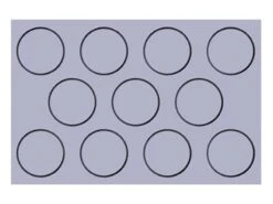 Moule à Pain - 11 Hamburgers - 60 X 40cm - Mae