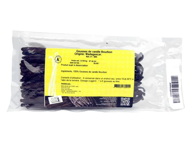 Gousse De Vanille - Bourbon - 125 G - Eurovanille 2 Gousse De Vanille - Bourbon - 125 G - Eurovanille – Image 2